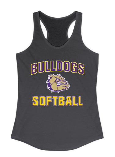 Queen Creek Bulldogs Softball #1 Women's Tank Top