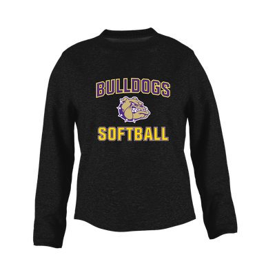 Queen Creek Bulldogs Softball #1 Women's Sweatshirt