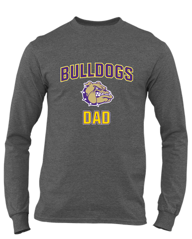 Queen Creek Bulldogs Dad Men's LS T-Shirt