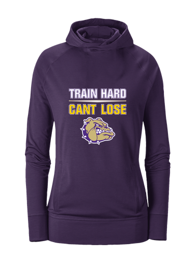Queen Creek Bulldogs Train Hard, Can't Lose Women's Hoodie