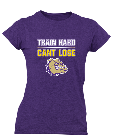 Queen Creek Bulldogs Train Hard, Can't Lose Women's Premium SS T-Shirt
