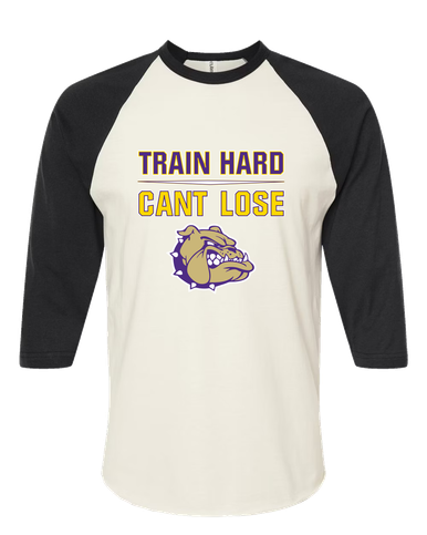 Queen Creek Bulldogs Train Hard, Can't Lose Men's Baseball T-Shirt