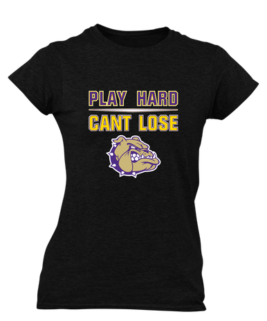 Queen Creek Bulldogs Play Hard, Can't Lose Women's Premium SS T-Shirt