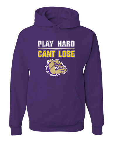 Queen Creek Bulldogs Play Hard, Can't Lose Men's Premium Hoodie