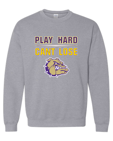 Queen Creek Bulldogs Play Hard, Can't Lose Men's Sweatshirt