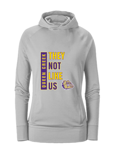 Queen Creek Bulldogs They Not Like Us #1 Women's Hoodie