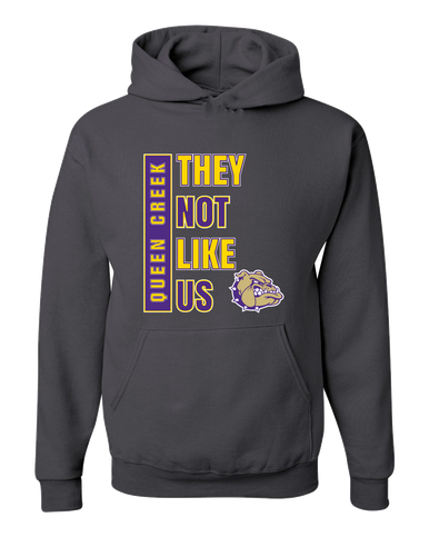 Queen Creek Bulldogs They Not Like Us #1 Men's Premium Hoodie