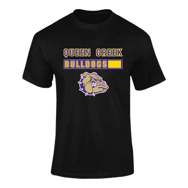 Queen Creek Bulldogs Mascot #7 Men's SS T-Shirt