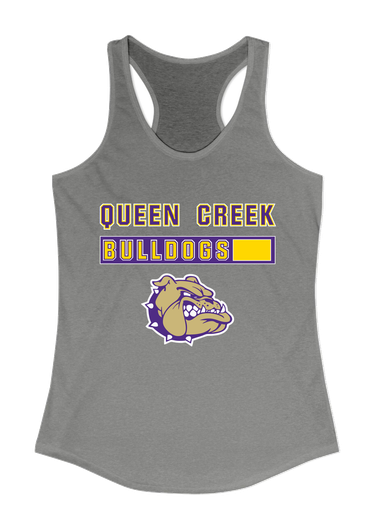 Queen Creek Bulldogs Mascot #7 Women's Tank Top