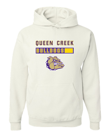 Queen Creek Bulldogs Mascot #7 Men's Premium Hoodie