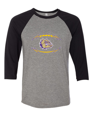 Queen Creek Bulldogs Football #3 Women's Baseball T-Shirt