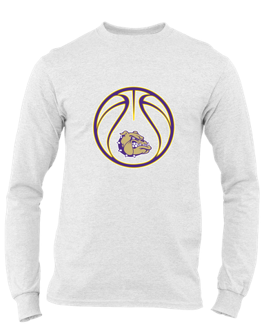 Queen Creek Bulldogs Basketball #2 Men's LS T-Shirt