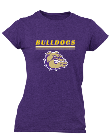 Queen Creek Bulldogs Mascot #8 Women's SS T-Shirt