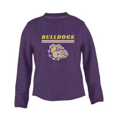 Queen Creek Bulldogs Mascot #8 Women's Sweatshirt