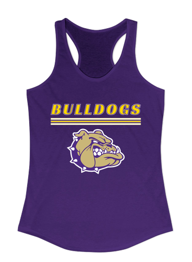 Queen Creek Bulldogs Mascot #8 Women's Tank Top