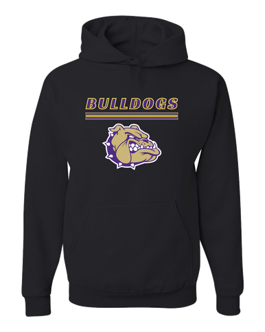 Queen Creek Bulldogs Mascot #8 Men's Premium Hoodie