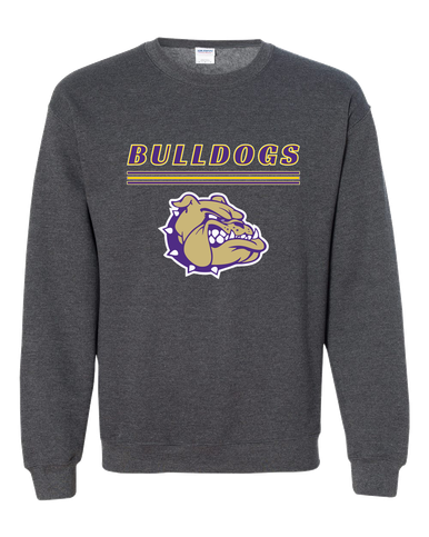 Queen Creek Bulldogs Mascot #8 Men's Sweatshirt