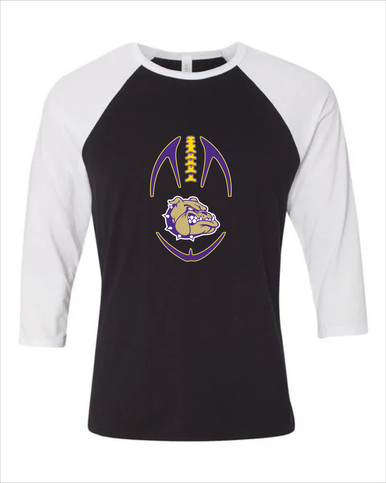 Queen Creek Bulldogs Football #4 Men's Baseball T-Shirt