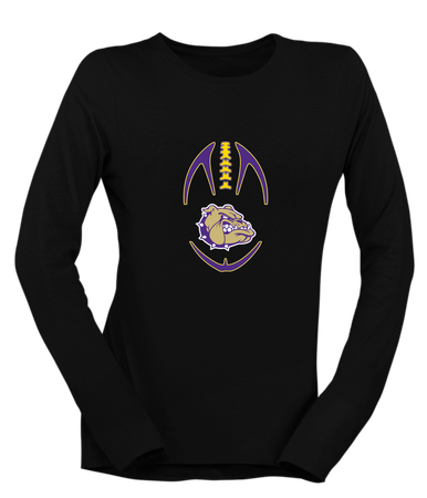 Queen Creek Bulldogs Football #4 Women's LS T-Shirt