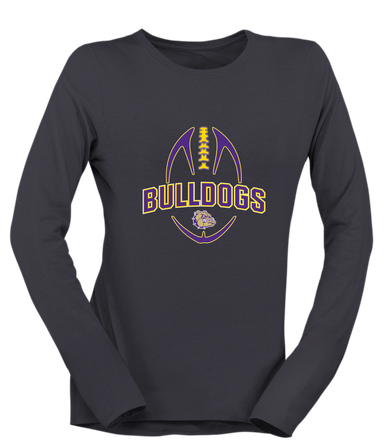 Queen Creek Bulldogs Football #5 Women's Premium LS T-Shirt