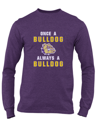 Queen Creek Bulldogs Once A Men's LS T-Shirt