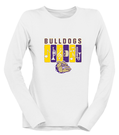 Queen Creek Bulldogs Band # 2 Women's Premium LS T-Shirt