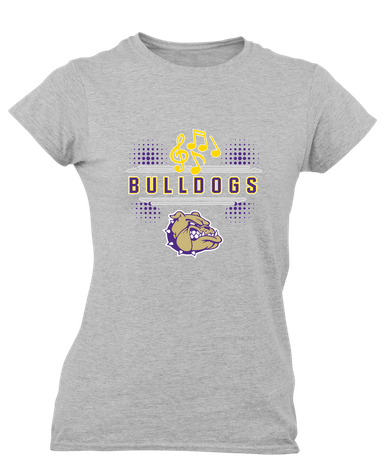 Queen Creek Bulldogs Band # 3 Women's SS T-Shirt
