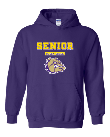 Queen Creek Bulldogs Senior #2 Men's Hoodie