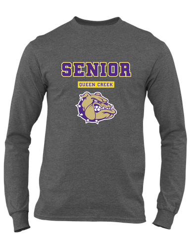 Queen Creek Bulldogs Senior #2 Men's Premium LS T-Shirt