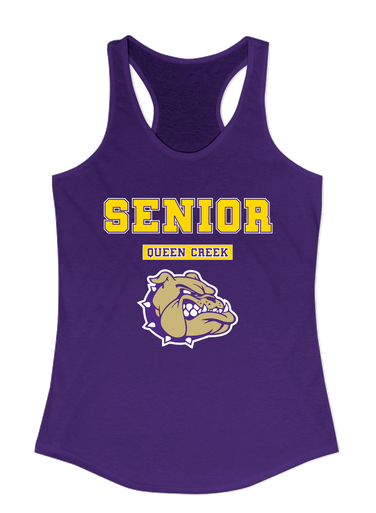 Queen Creek Bulldogs Senior #2 Women's Tank Top