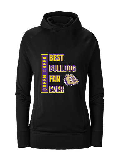 Queen Creek Bulldogs Best Bulldog Fan Women's Hoodie