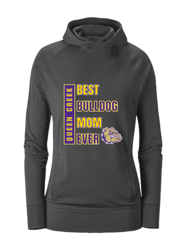 Queen Creek Bulldogs Best Bulldog Mom Women's Hoodie