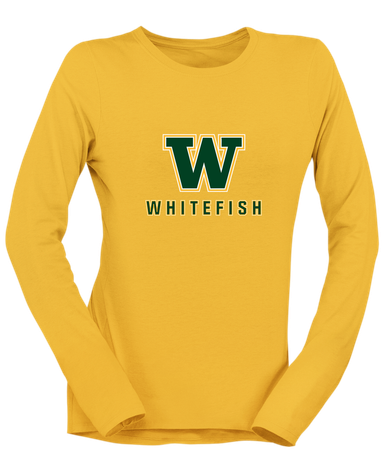 Whitefish Bulldogs Mascot #2 Women's LS T-Shirt