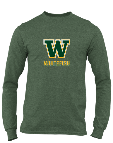 Whitefish Bulldogs Mascot #2 Men's LS T-Shirt