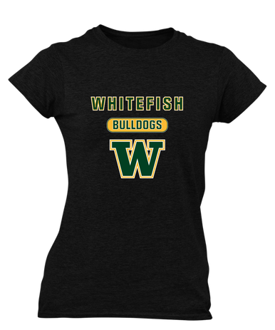 Whitefish Bulldogs Mascot #3 Women's Premium SS T-Shirt