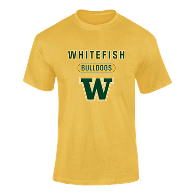Whitefish Bulldogs Mascot #3 Men's SS T-Shirt