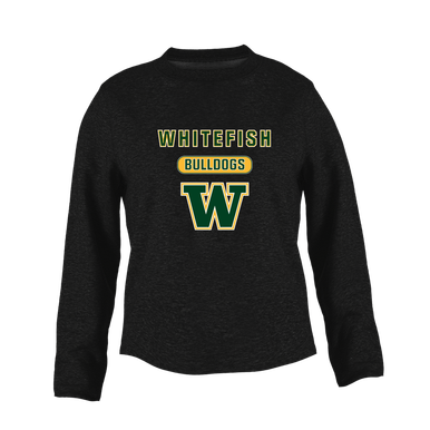Whitefish Bulldogs Mascot #3 Women's Sweatshirt