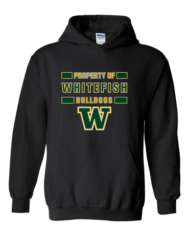 Whitefish Bulldogs Property Of Men's Hoodie