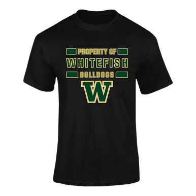 Whitefish Bulldogs Property Of Men's SS T-Shirt