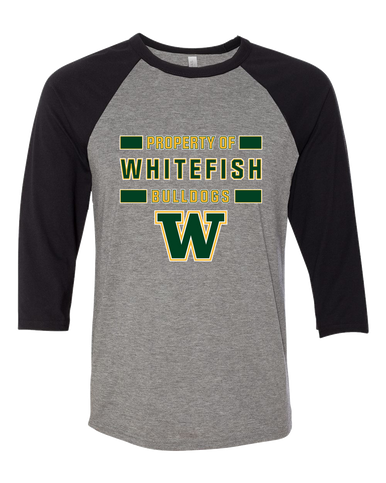 Whitefish Bulldogs Property Of Men's Baseball T-Shirt