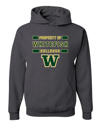 Whitefish Bulldogs Property Of Men's Premium Hoodie