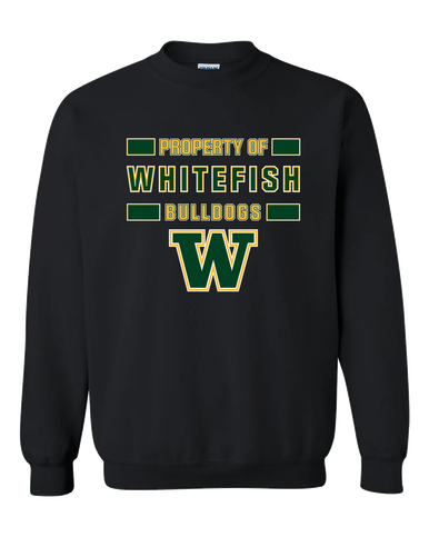 Whitefish Bulldogs Property Of Men's Sweatshirt