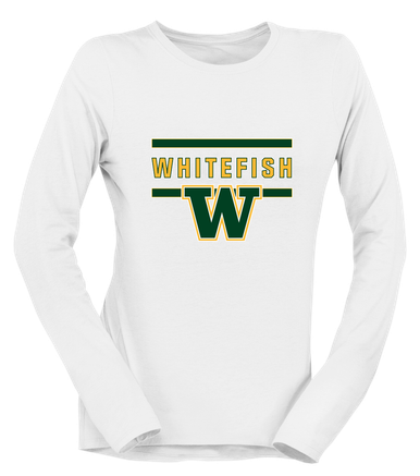 Whitefish Bulldogs Mascot #4 Women's Premium LS T-Shirt