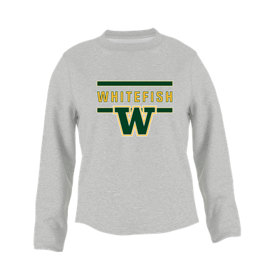Whitefish Bulldogs Mascot #4 Women's Sweatshirt