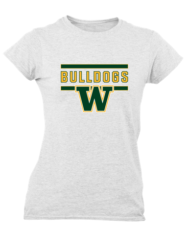 Whitefish Bulldogs Mascot #5 Women's SS T-Shirt