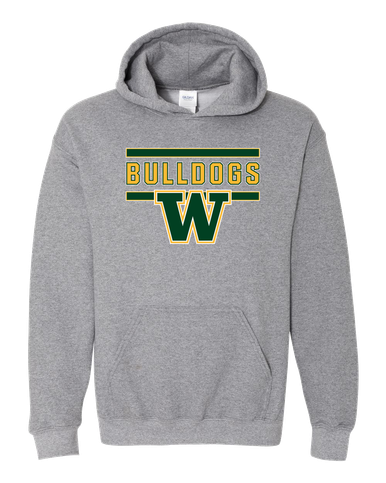 Whitefish Bulldogs Mascot #5 Men's Hoodie