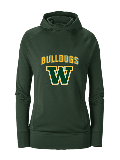 Whitefish Bulldogs Mascot #6 Women's Hoodie