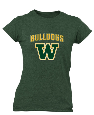 Whitefish Bulldogs Mascot #6 Women's Premium SS T-Shirt