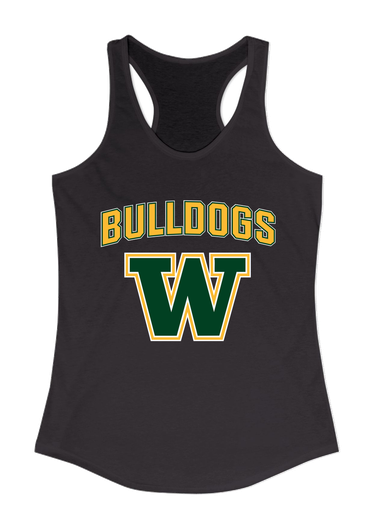 Whitefish Bulldogs Mascot #6 Women's Tank Top