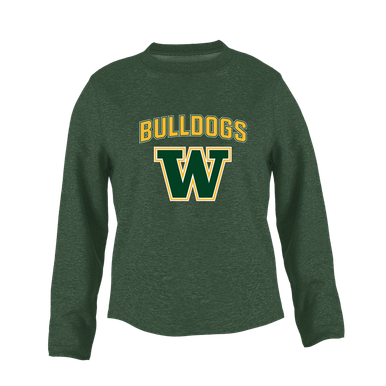 Whitefish Bulldogs Mascot #6 Women's Sweatshirt
